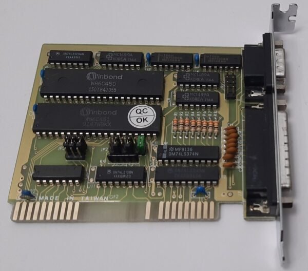 Suntra 8-bit ISA Multi-I/O Controller (LPT, COM, Winbond, retro, 1991) - Image 2