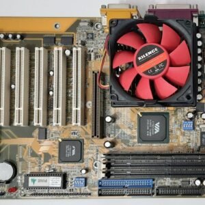 Pine PM-V038-004 Sockel 370 AGP retro Mainboard + Pentium III 800MHz + 128MB RAM