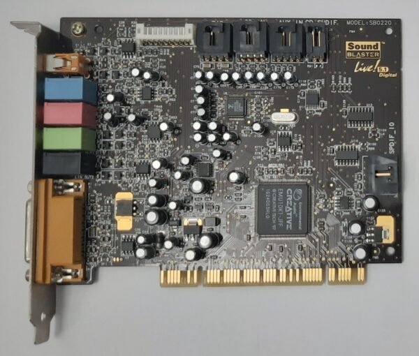 Creative Sound Blaster Live! 5.1 Digital PCI Soundkarte (SB0220, EMU10K1, 2002)