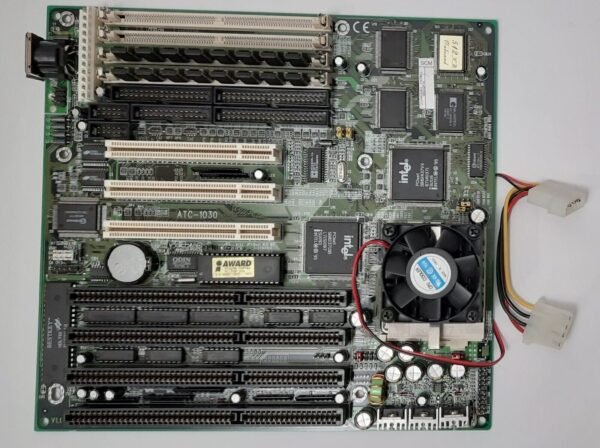 A-Trend ATC-1030 Sockel 7 ISA retro Mainboard + Pentium MMX 200MHz + 32MB RAM