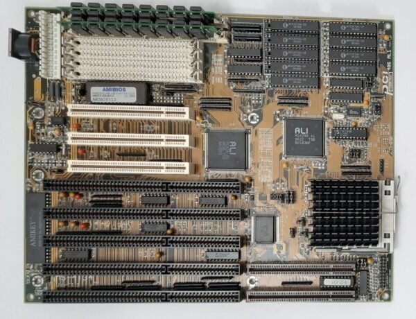MSI MS-4134 VIP VLB ISA PCI retro 486 Mainboard + IBM DX2 66MHz + 16MB RAM