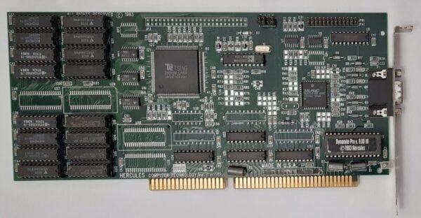 Hercules Dynamite Pro ISA Grafikkarte (Tseng ET4000/W32i, 2MB, retro, 1993)