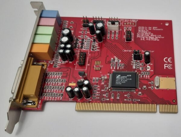 Typhoon Acoustic 6 PCI Soundkarte (CMI8738/PCI-6ch-MX, rot, retro, 2003) - Image 2