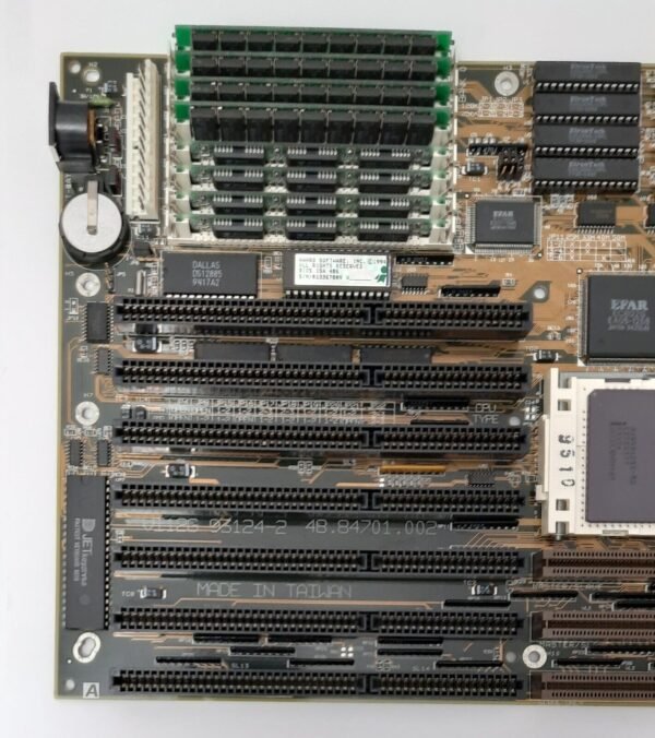 AOpen VI12G VLB ISA retro 486 Mainboard + Intel 80486DX2 50MHz + 8MB RAM - Image 2