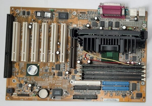 MSI BX Master Slot 1 ISA AGP retro Mainboard + Pentium III 600MHz + 256MB RAM