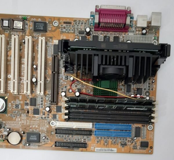 MSI BX Master Slot 1 ISA AGP retro Mainboard + Pentium III 600MHz + 256MB RAM - Image 3