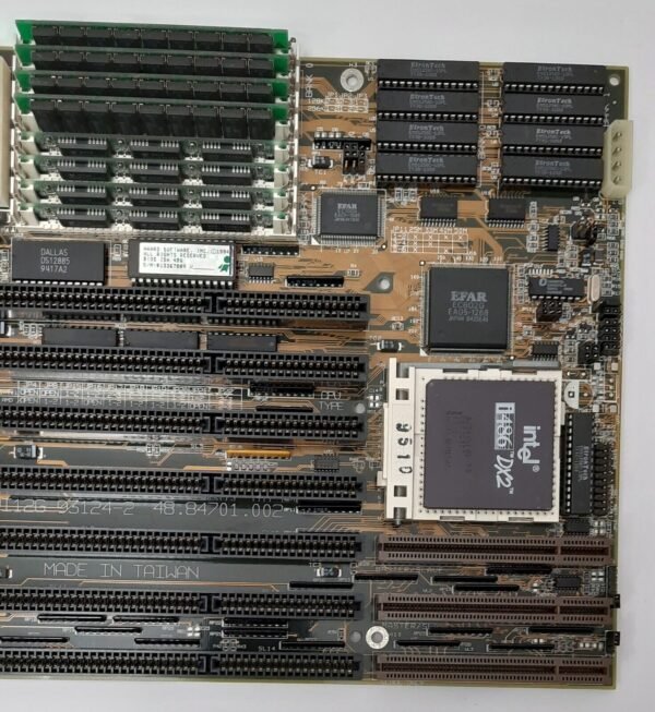 AOpen VI12G VLB ISA retro 486 Mainboard + Intel 80486DX2 50MHz + 8MB RAM - Image 3