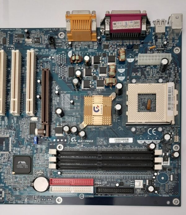 Gigabyte GA-7DXE Sockel A AGP Mainboard (retro, NOS, OVP) - Image 4