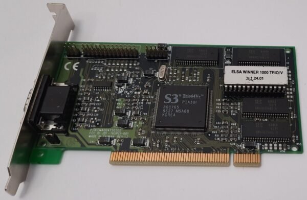 ELSA Winner 1000 Trio/V PCI Grafikkarte (S3 Trio64V+, 86C765, 2MB, retro, 1996) - Image 2