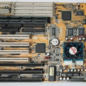 ABIT AB-TX5 Sockel 7 ISA retro Mainboard + Intel Pentium MMX 233MHz + 64MB RAM