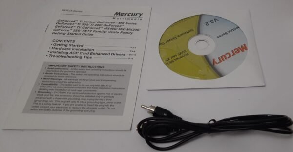 Mercury KOB N884LTM AGP Grafikkarte (GeForce4 MX440SE, 64MB, retro,  NOS, 2002) - Image 3