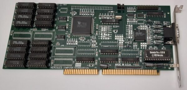 Hercules Dynamite Pro ISA Grafikkarte (Tseng ET4000/W32i, 2MB, retro, 1993) - Image 2