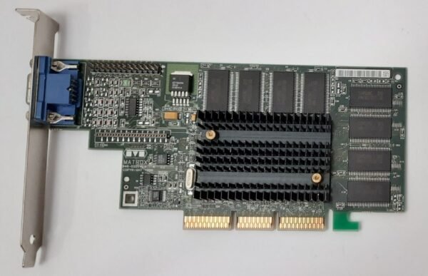 Matrox Millennium G400 AGP Grafikkarte (G4+M4A16DG, 16MB, retro, 1999)