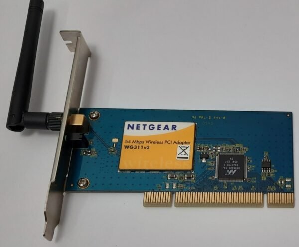 Netgear WG311TV3 Wireless PCI Adapter (Netzwerkkarte, LAN, blau, retro, 2005) - Image 2
