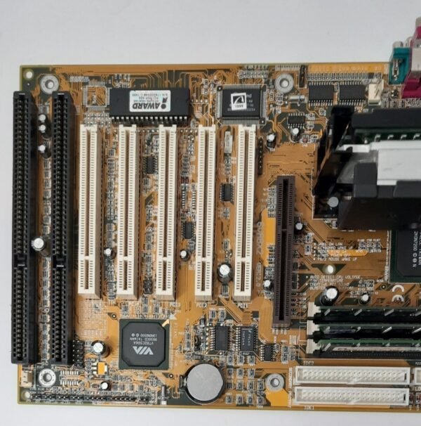 Lucky Star 6VABX2 Slot 1 ISA AGP retro Mainboard + Pentium III 600MHz + 256MB - Image 2