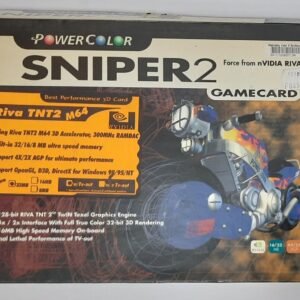 PowerColor SNiper 2 AGP Grafikkarte (nvidia TNT2 M64, 32MB, retro,  NOS, 2001)