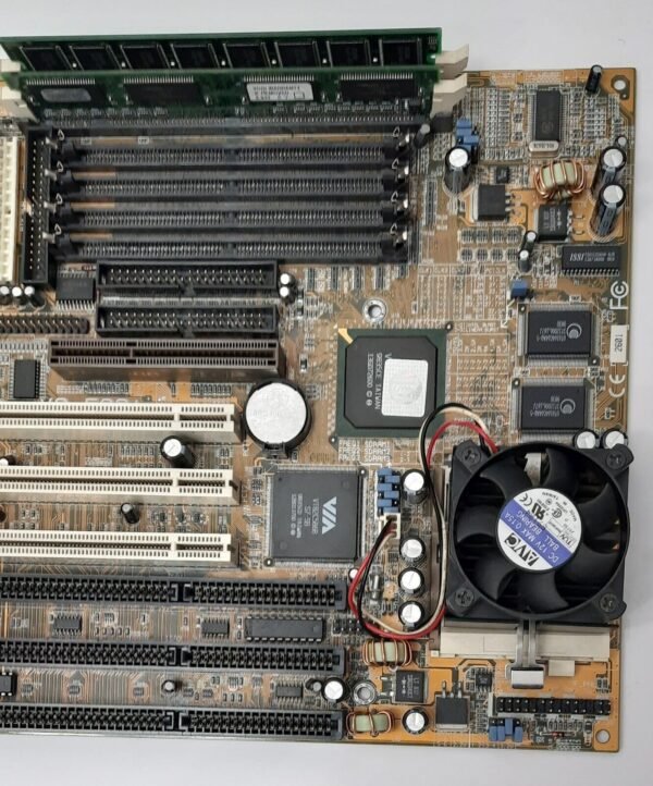 FIC VA-503+ Super Sockel 7 ISA AGP retro Mainboard + AMD K6-2 300MHz + 96MB RAM - Image 3