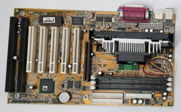 Lucky Star 6ABX2V Slot 1 ISA AGP retro Mainboard + Pentium III 550MHz + 128MB