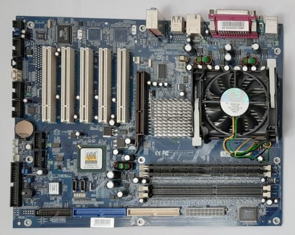 QDI P4I865A Sockel 478 AGP retro Mainboard + Pentium IV 3.0GHz + 1GB RAM