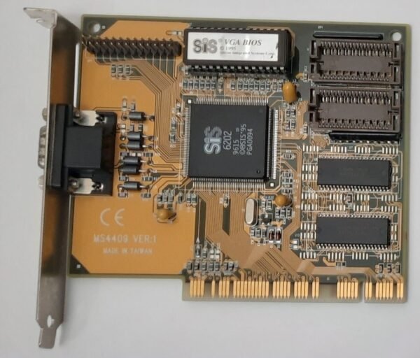 MSI MS-4409 PCI Grafikkarte (SiS 6202, 1MB, retro, 1996)