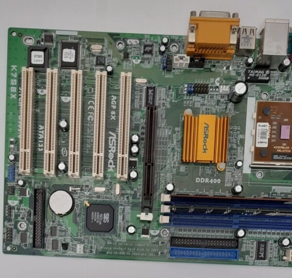 Asrock K7S8X Sockel A AGP retro Mainboard + AMD Athlon XP 2000+ + 1GB DDR-RAM - Image 2