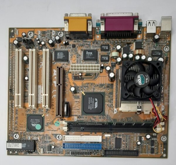 Chaintech 6VIA3 Sockel 370 AGP retro Mainboard + Pentium III 800MHz + 256MB RAM - Image 2