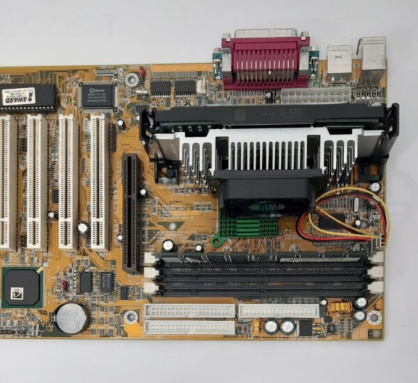 Lucky Star 6ABX2V Slot 1 ISA AGP retro Mainboard + Pentium III 550MHz + 128MB - Image 3