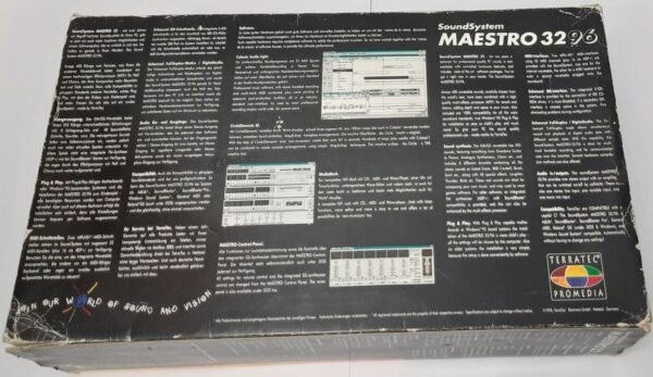 Terratec SoundSystem Maestro 32/96 ISA Soundkarte (CS4232, wavetable, 1996, OVP) - Image 13