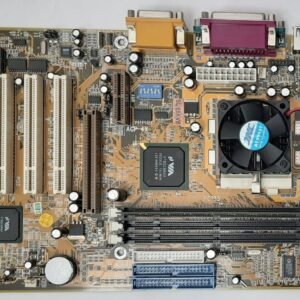 Soltek SL-65KVB Sockel 370 AGP retro Mainboard + Pentium III 800MHz + 256MB RAM