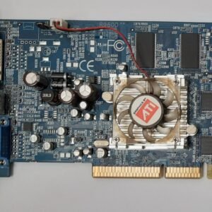 96PRO AGP Grafikkarte (ATI Radeon 9600 Pro, 128MB, retro, 2004)