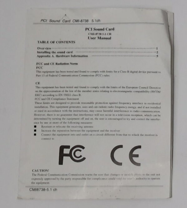 Kobian Mercury 5.1 PCI Soundkarte (KOB C884-E, CMI8738, 2003, retro, OVP) - Image 6