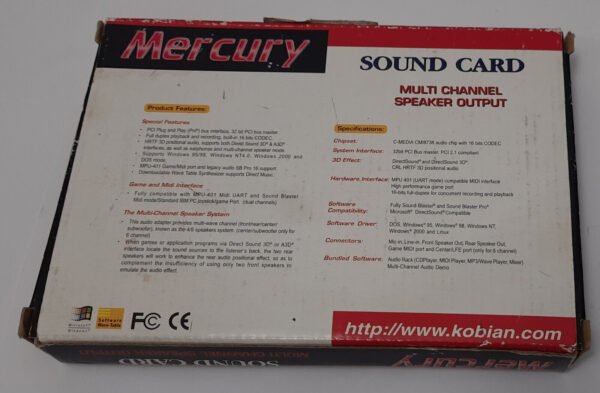 Kobian Mercury 5.1 PCI Soundkarte (KOB C884-E, CMI8738, 2003, retro, OVP) - Image 12