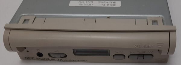 NEC Multispin 3Xi CDR-500 3x SCSI CD-ROM-Laufwerk (1994) + Caddy