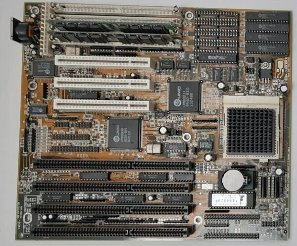 Gigabyte GA-486AM/S ISA PCI 486 retro Mainboard + AMD 80486DX4 120MHz + 32MB RAM