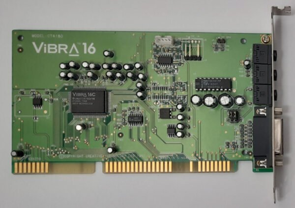 Creative Sound Blaster 16 Vibra ISA Soundkarte (CT4180, Vibra 16C, retro, 1998)