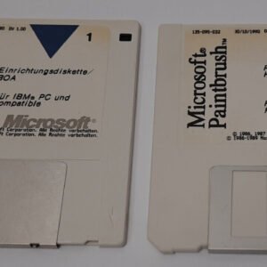 Microsoft Mouse Treiber Diskette + Paintbrush (retro, 1989)