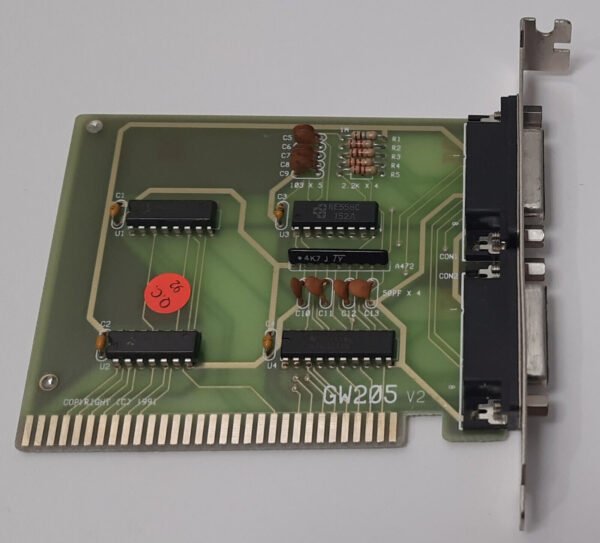 GW205 8-bit ISA Gameport Controller (retro, 1991) - Image 2