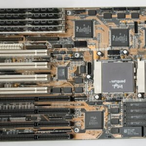ASUS PCI/I-P54NP4D Dual Sockel 5 ISA retro Mainboard + 2x Pentium 100MHz + 64MB