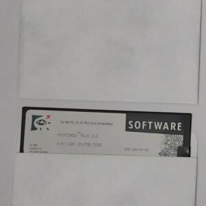 Logitech Logimouse Pilot 4.1 + Paintshow Plus 2.2 Disketten 5.25" (retro, 1989)