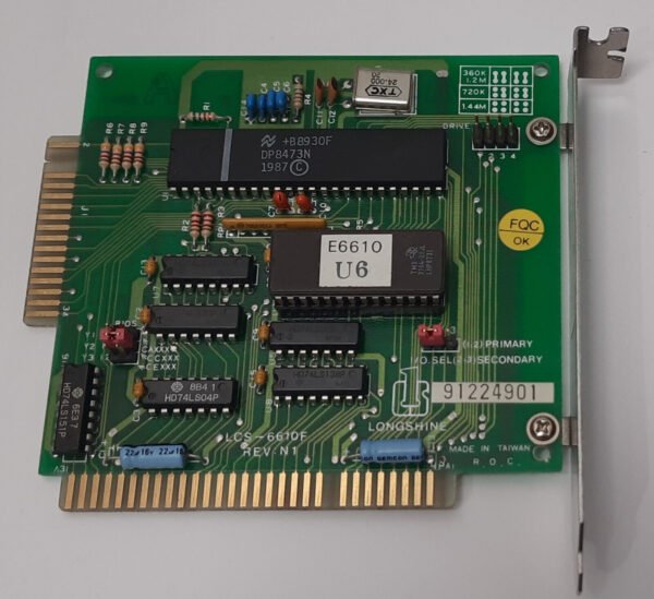 Longshine LCS-6610F 8-bit ISA Floppy-Controller (retro, 1988) - Image 2