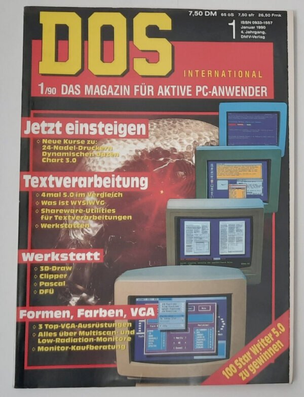 DOS International 1/90 Das Magazin für aktive PC-Anwender (1990, retro)