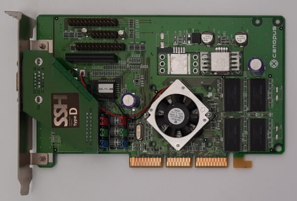 Canopus Spectra F11 AGP Grafikkarte (nvidia GeForce2 MX, 32MB, retro, 2000)
