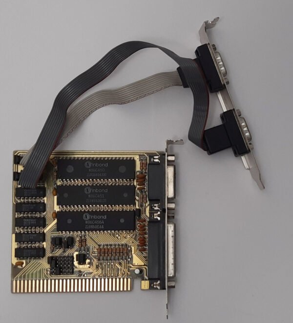ATIO-V8 ISA 8-bit Multi-I/O Controller (1992, COM, LPT, RS-232, parallel, retro)