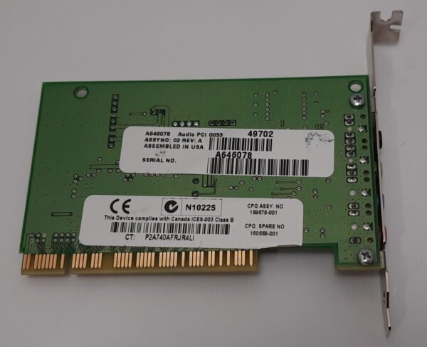 Creative Audio PCI CT5805 Soundkarte (Compaq Premier Sound, retro, 2000) - Image 4