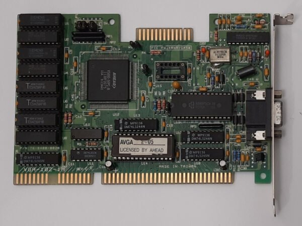 Ahead VGA-102 ISA Grafikkarte (V5000, 1MB, retro, 1991)