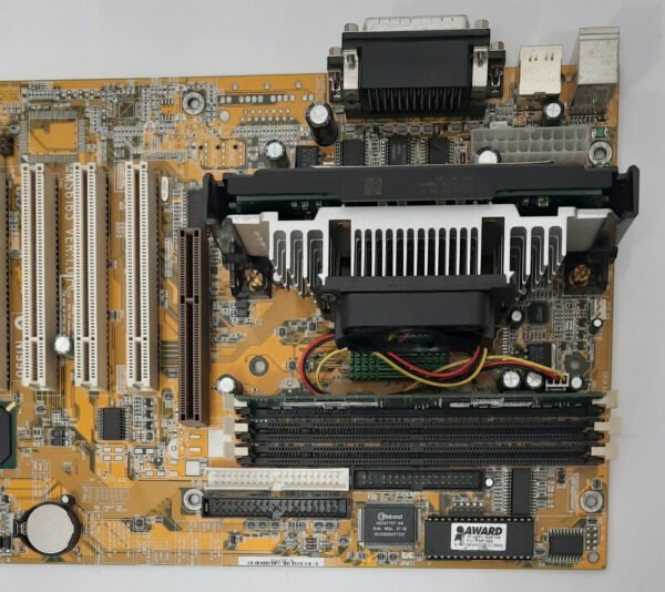 MSI MS-6163 Slot 1 ISA AGP retro Mainboard + Pentium III 550MHz + 128MB RAM - Image 3