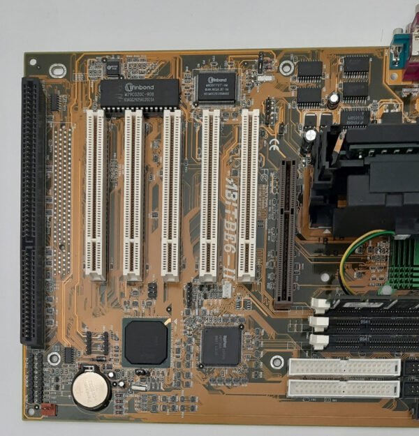 ABIT BE6-II Slot 1 AGP ISA retro Mainboard + Pentium III 500MHz + 128MB RAM - Image 2