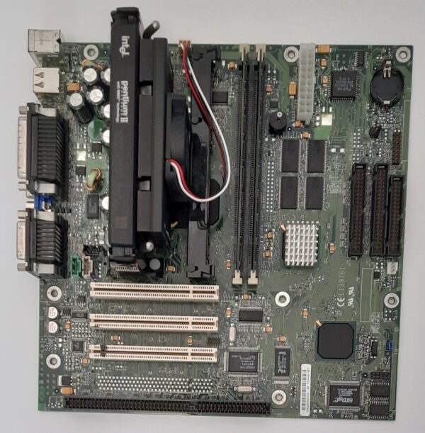 Intel RC440BX Slot 1 AGP ISA retro Mainboard + Pentium II 350MHz + 128MB SD-RAM - Image 2