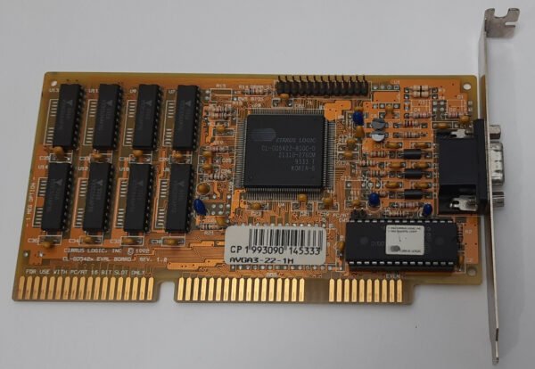 Cirrus Logic Eval Board AVGA3 ISA Grafikkarte (CL-GD5422, 1MB, retro, 1993) - Image 2