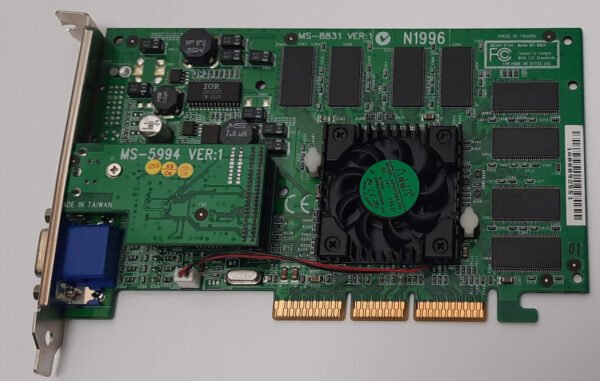 MSI StarForce 64 AGP Grafikkarte (MS-8831, GeForce2 GTS, 64MB, retro, 2001) - Image 2